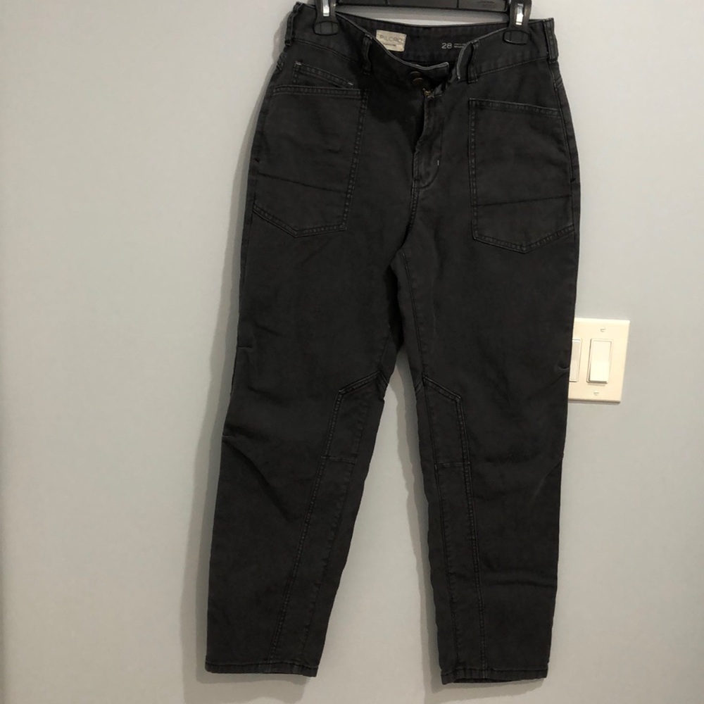 PILCRO Washed out Black Jeans Oversized Pockets Women’s Size 28